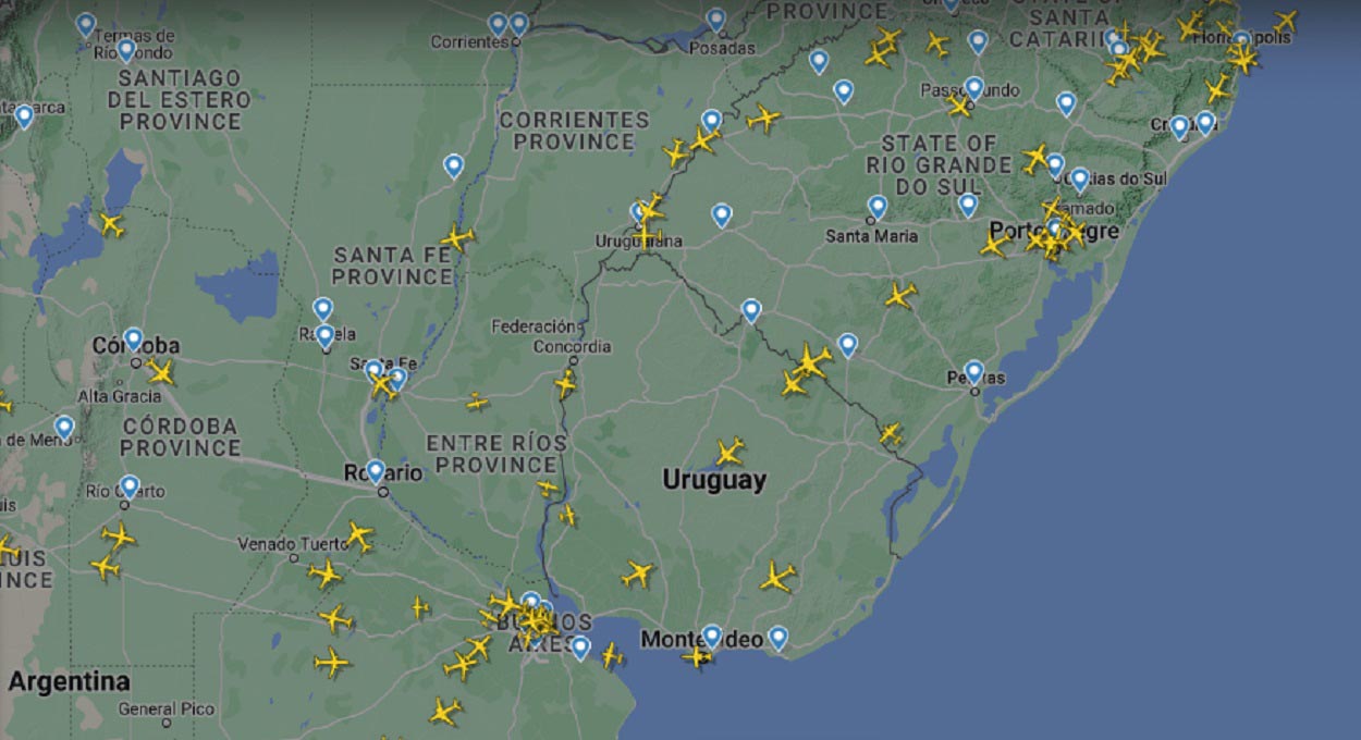 Avião com destino à fronteira faz pouso de emergência na Argentina
