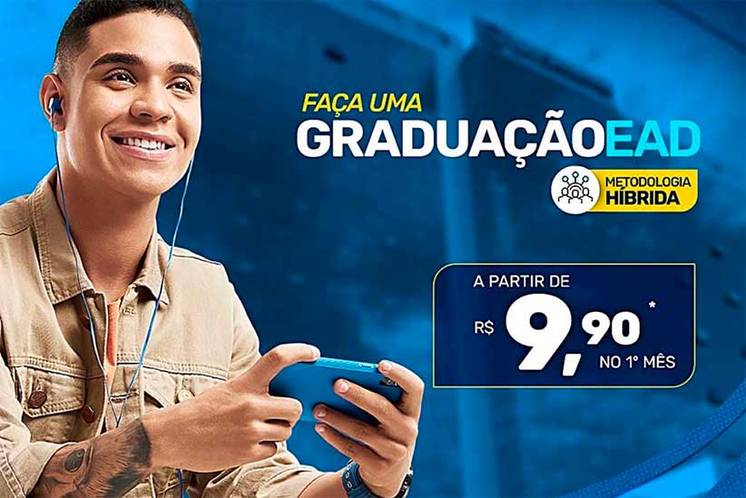 Com graduações a partir R$ 9,90 no primeiro mês, UniCesumar oferece diversas opções de cursos híbridos