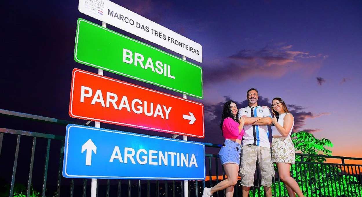 Marco das 3 Fronteiras recebeu turistas de 119 países em 2023