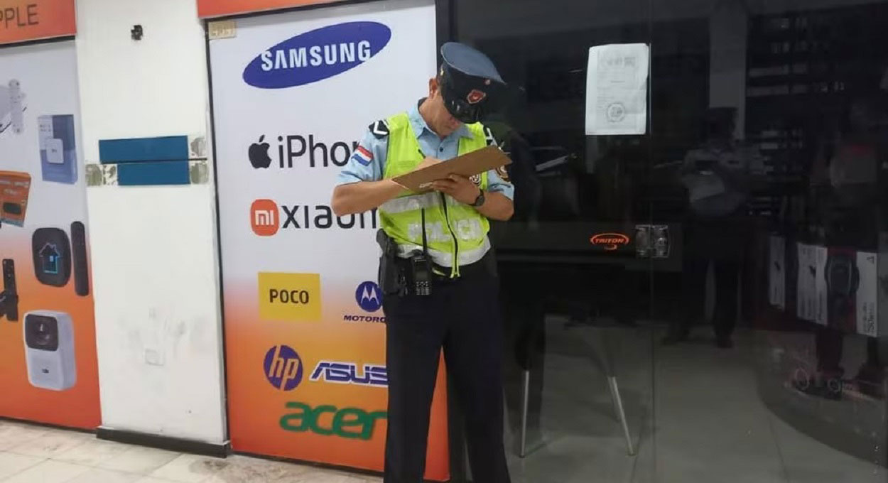 Policial brasileiro é vítima de golpe em loja “fake” no Paraguai