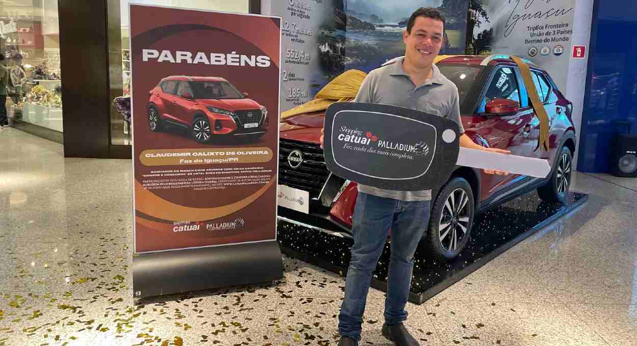Morador de Foz do Iguaçu fatura Nissan Kicks da campanha do Catuaí Palladium