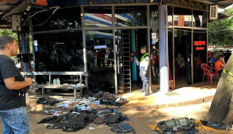 Sede da Associação de Trabalhadores Cambistas fica na Avenida Monseñor Rodríguez, no centro de Ciudad del Este. Foto: Gentileza/Ministério Público do Paraguai