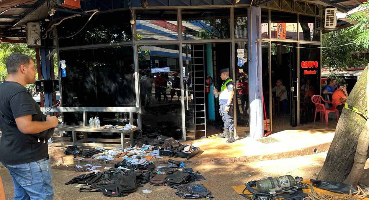 Polícia procura suspeitos de roubo milionário no Paraguai