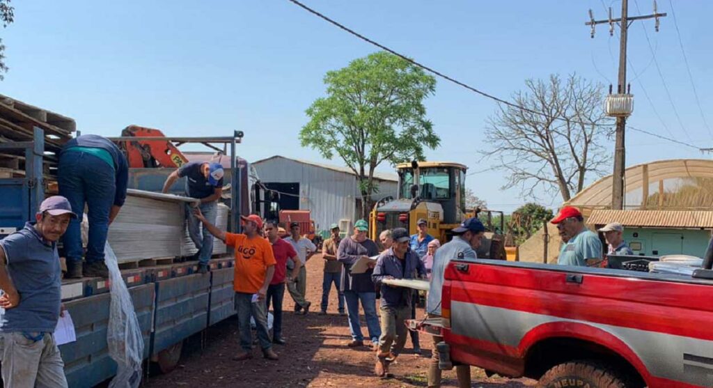 Temporal causa estragos em cidade paraguaia da fronteira