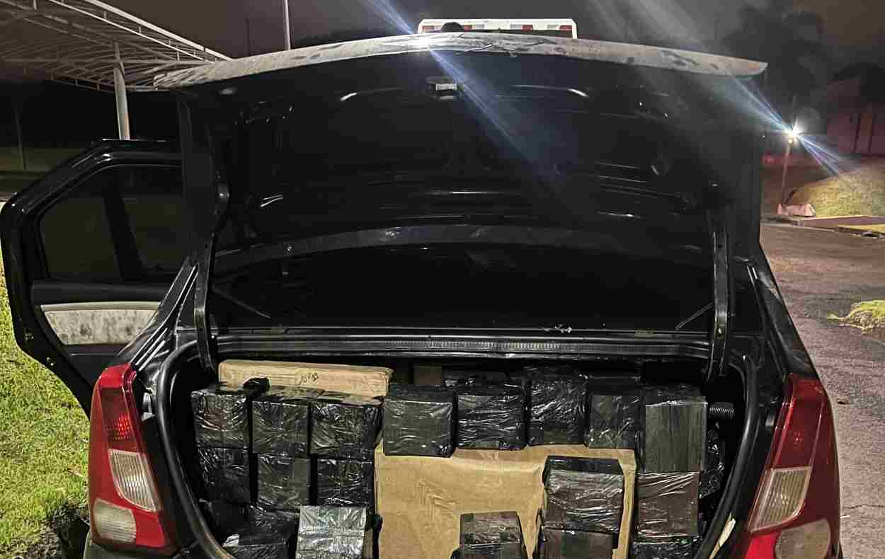 Motorista é preso na fronteira com 200 celulares e 600 cigarros eletrônicos