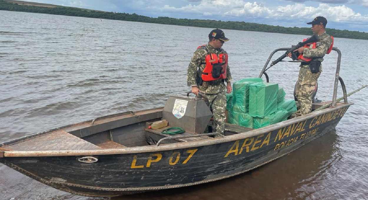 Marinha do Paraguai apreende cigarros no lago de Itaipu