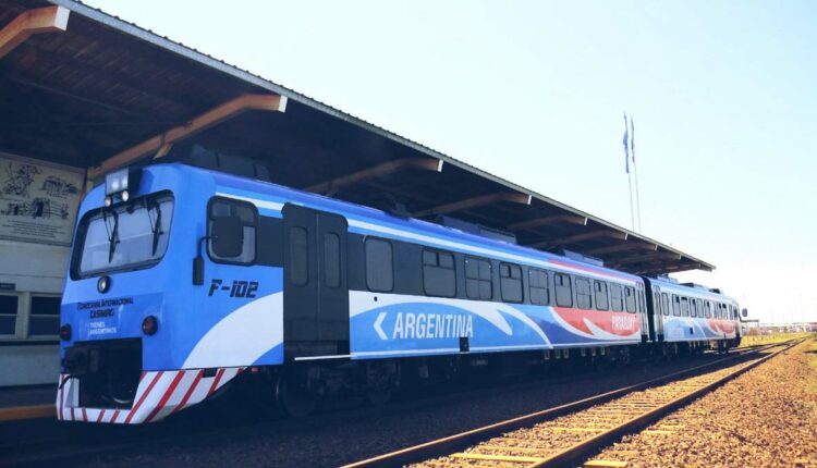 Trem entre Posadas e Encarnación terá o serviço interrompido por 24 horas. Foto: Gentileza/Ferrocarriles Casimiro