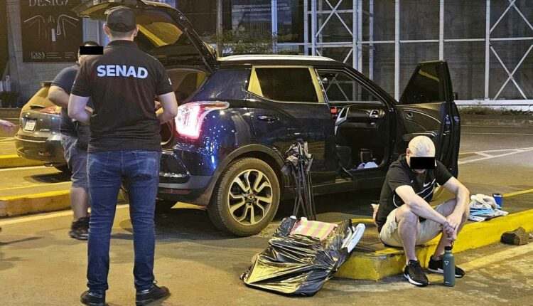 Abordagem ocorreu na aduana de Ciudad del Este, após monitoramento de inteligência. Foto: Gentileza/Senad