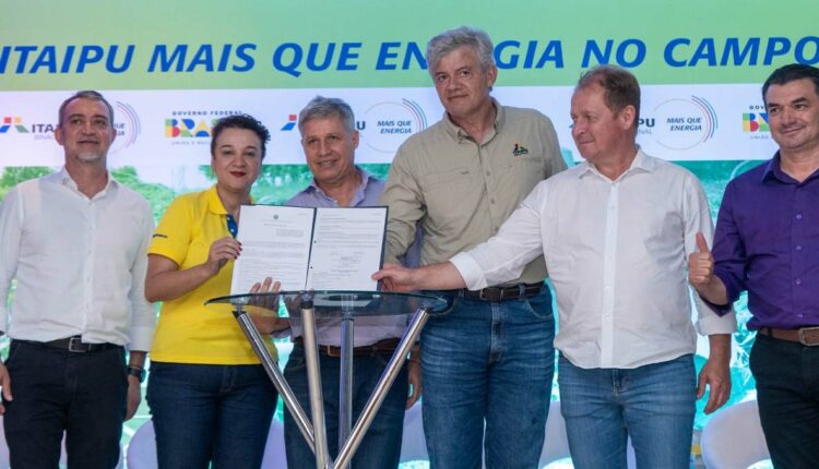 Acordo prevê repasse de recursos em duas linhas de frente. Foto: Marcos Labanca/Itaipu Binacional