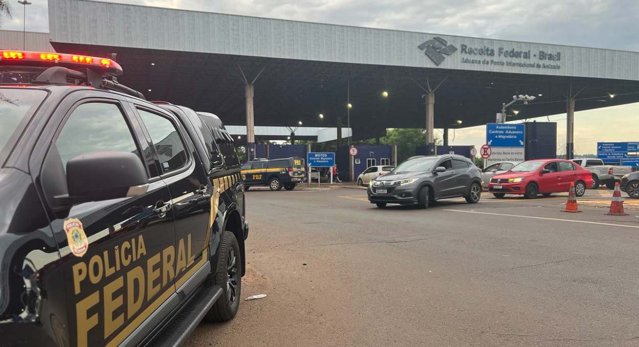 PF e polícia do Paraguai localizam criança desaparecida