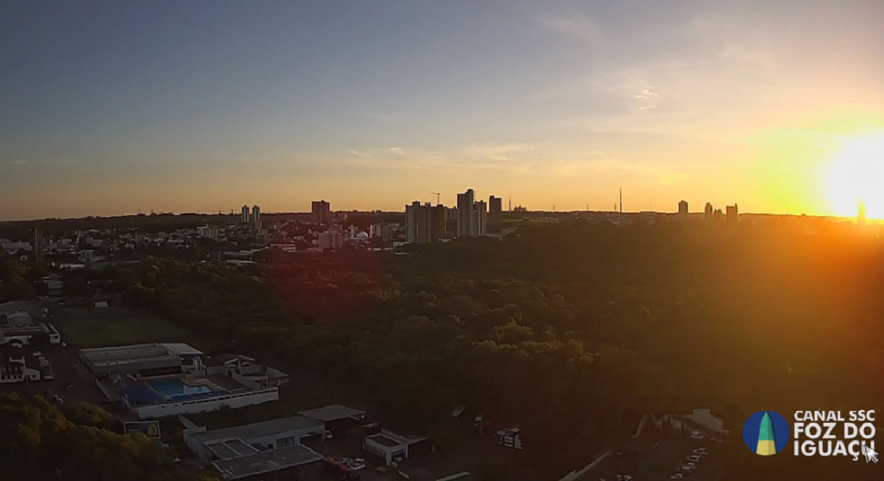 Prepare-se: semana será de sol e muito calor em Foz do Iguaçu