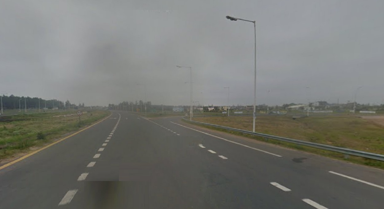 Rodovia Nacional 14 nas proximidades do local onde houve o disparo. Imagem: Google Street View (Arquivo)