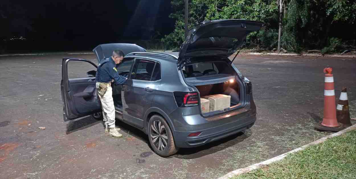 PRF prende ‘fujão’ na BR-277 com T-Cross carregado de droga