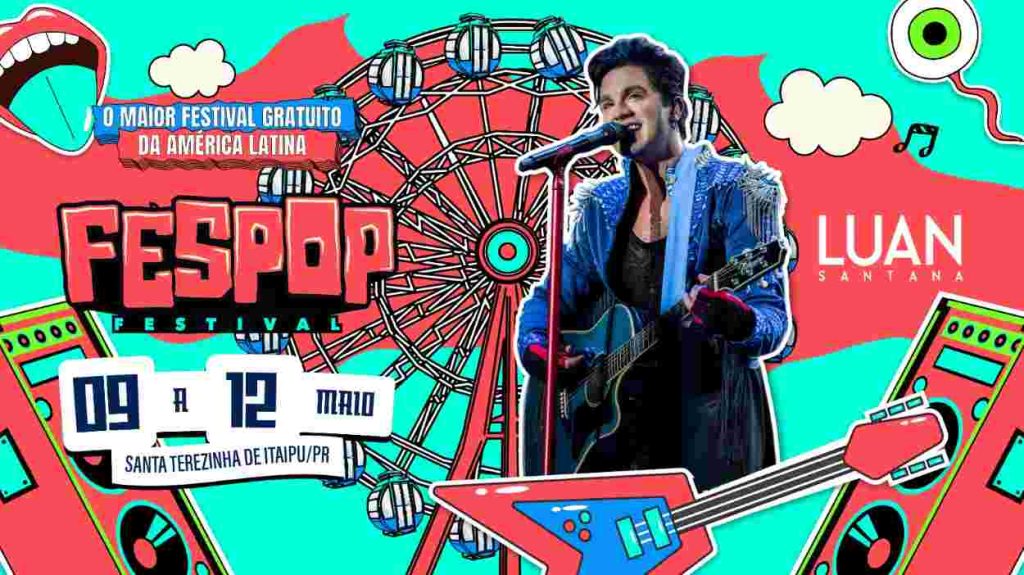 Fespop anuncia Luan Santana, primeira atração do festival