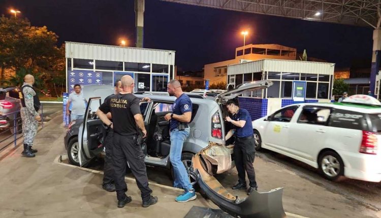 Descoberta ocorreu durante fiscalização de rotina na cabeceira brasileira. Foto: Gentileza/Polícia Federal