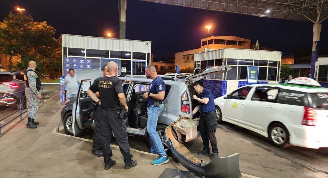 Policial do Paraguai é preso com arma e celulares em Foz do Iguaçu