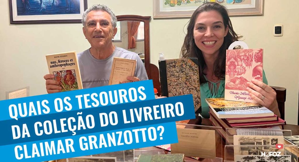 What are the treasures in the collection of bookseller Claimar Granzotto?