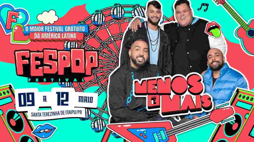 Fespop confirma o pagode do grupo Menos é Mais