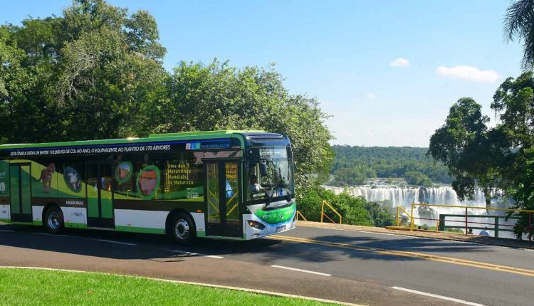 Intenção é incorporar o veículo à frota do sistema de transporte do parque. Foto: Isaac Campos/Urbia Cataratas