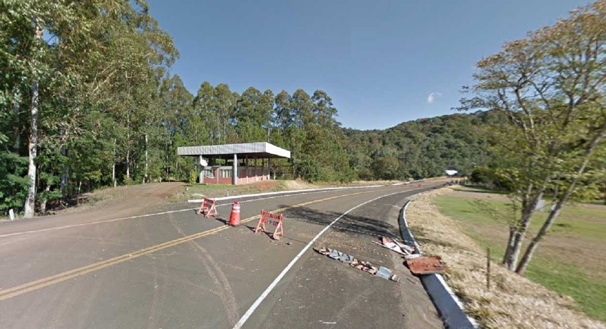 Passagem pela fronteira entre Paraíso e San Pedro economiza tempo e distância para viajantes da província de Misiones e do Sul do Paraguai. Imagem: Google Street View