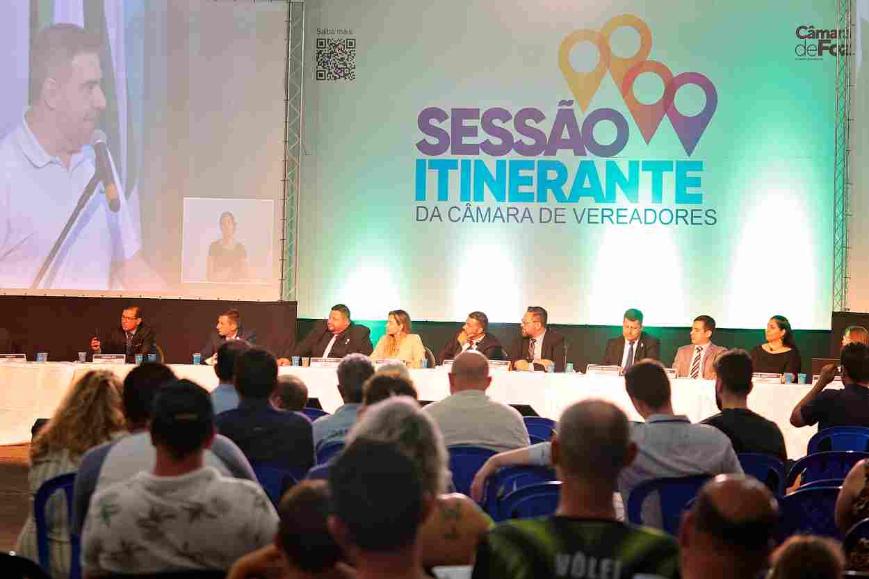 Câmara de Vereadores realiza sessão itinerante nesta terça-feira