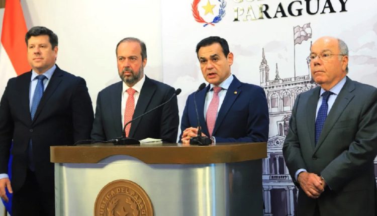 Declarações foram dadas após reunião de trabalho com o presidente Santiago Peña. Foto: Gentileza/Ministério das Relações Exteriores do Paraguai