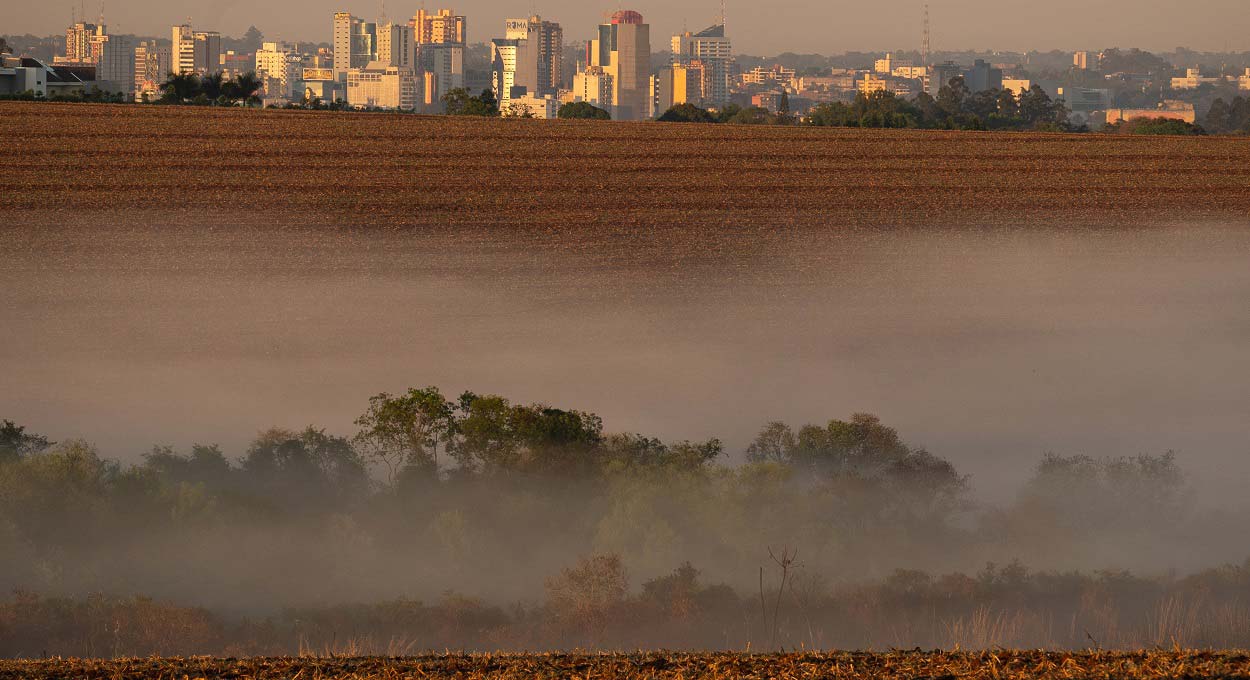 Após temporal, frente fria derruba temperaturas em Foz do Iguaçu
