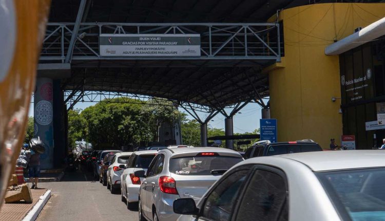 Trajeto prevê marcha entre a Rotonda Oasis, no centro de Ciudad del Este, e a cabeceira da Ponte da Amizade. Foto: Marcos Labanca/H2FOZ (Arquivo)