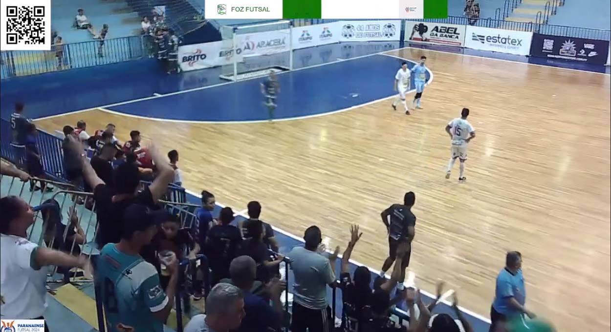 Nas quatro partidas já disputadas, Foz Futsal somou um empate e três derrotas. Imagem: Reprodução/Foz Futsal