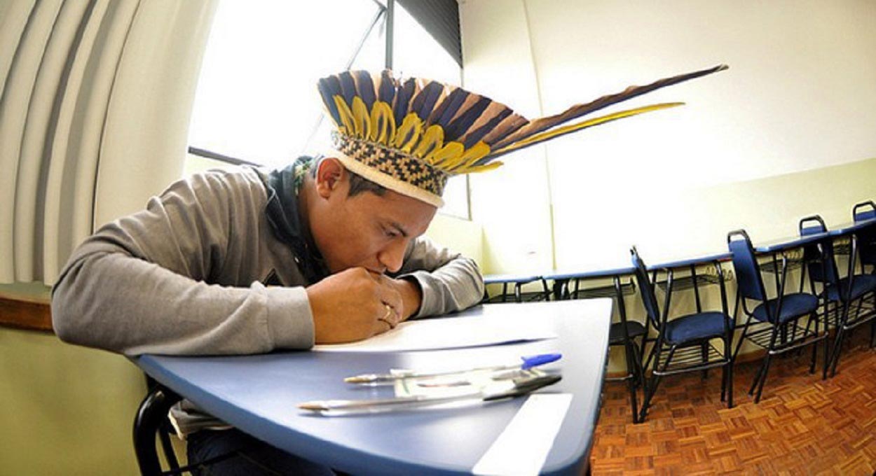 Atualmente, são 179 acadêmicos indígenas matriculados, de 31 povos. Foto: Assessoria/Unila (Arquivo)