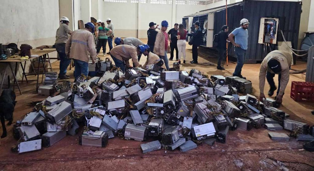 MP apreende máquinas para mineração de criptomoedas no Paraguai