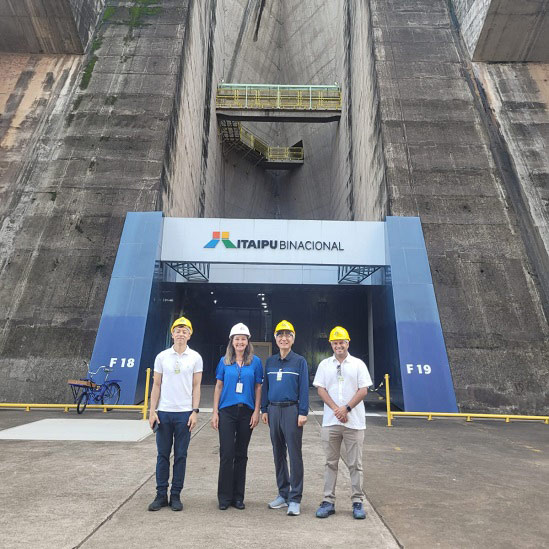 Passagem por Foz do Iguaçu foi rápida, após ida à cidade de Palotina. Foto: Elisangela Granville/Itaipu Binacional