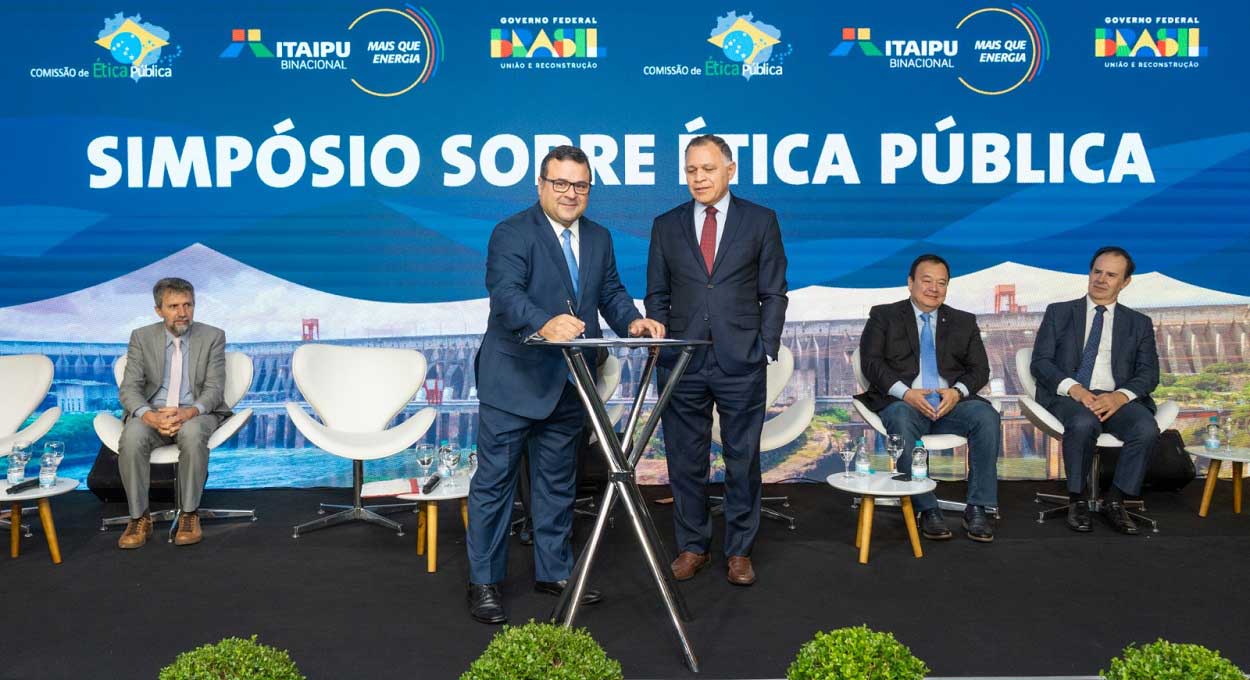 Itaipu e Comissão de Ética Pública firmam protocolo de intenções