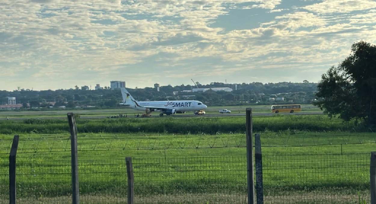 Aeronave é evacuada após ameaça de bomba no Paraguai