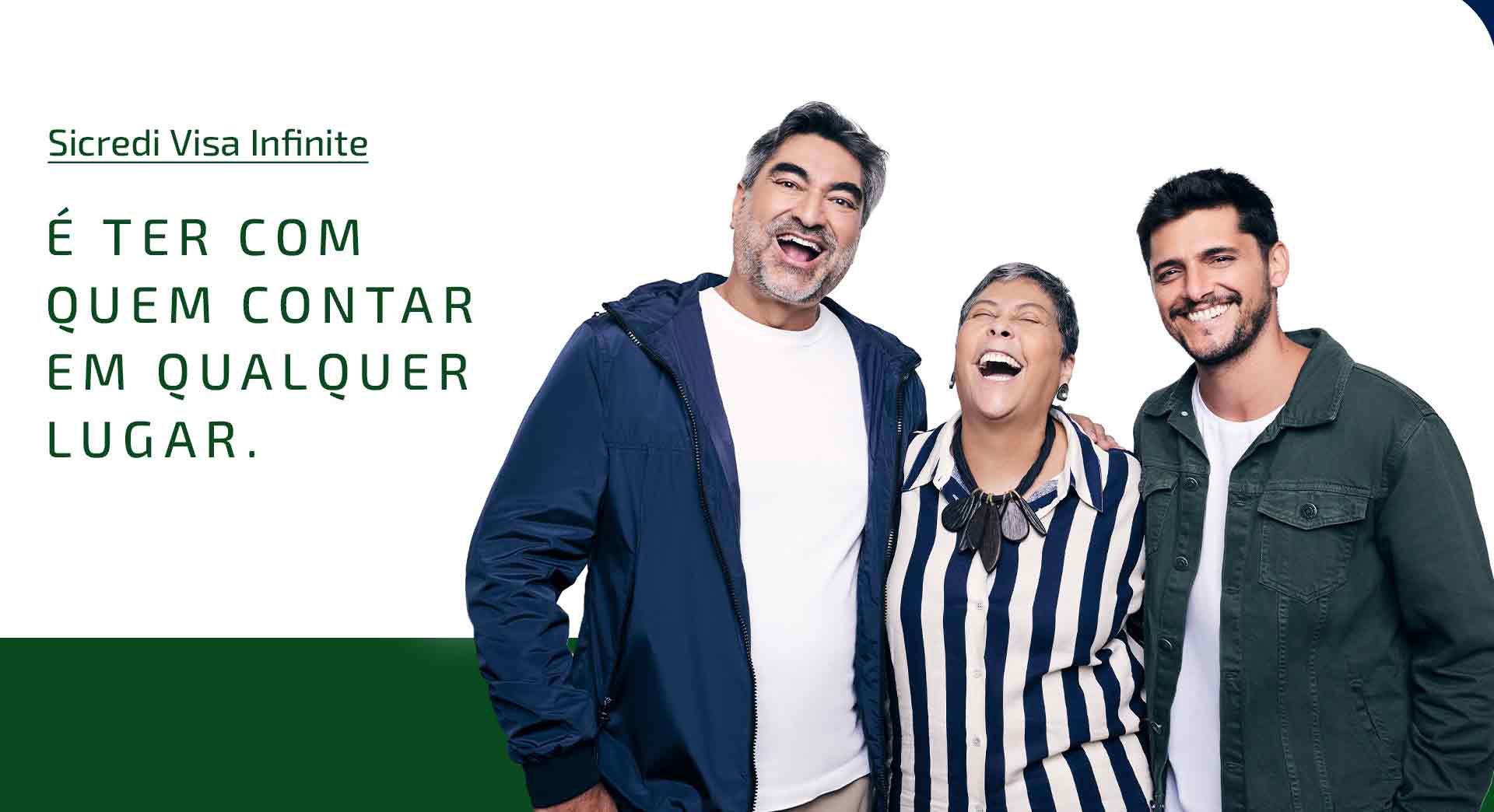 Celebridades protagonizam campanha do novo cartão Sicredi Visa Infinite