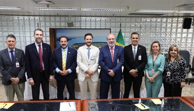 Assinatura ocorreu no Edifício da Produção. Foto: Abel Rojas/Itaipu Binacional (Paraguai)