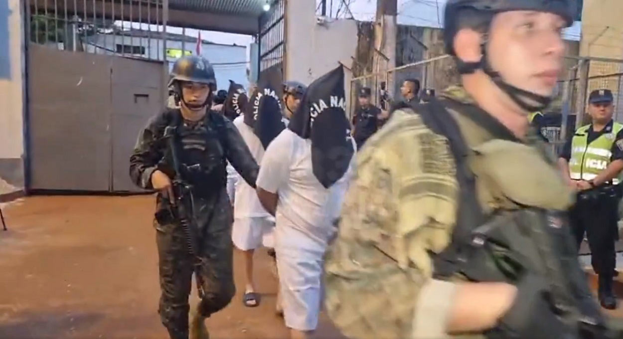 Paraguai faz operação contra membros do PCC presos no país