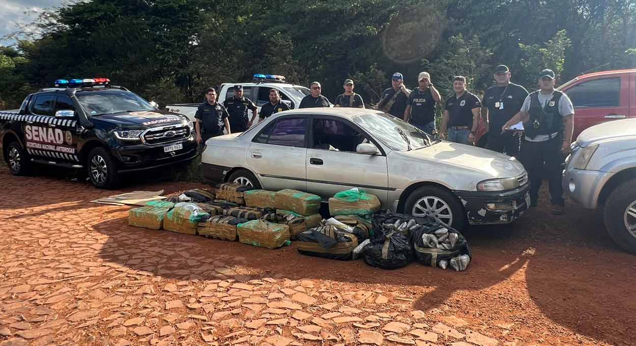 Paraguai apreende maconha no acesso ao lago de Itaipu