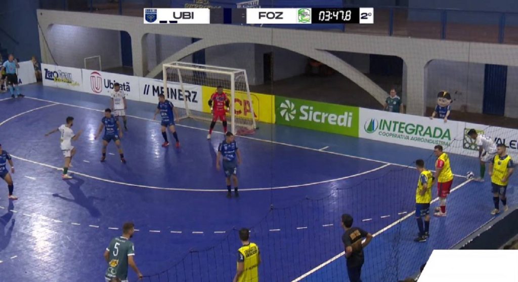 Fora de casa, Foz Futsal perde para o Ubiratã na Série Bronze