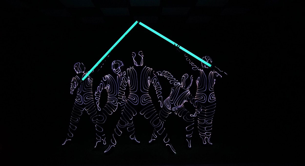 Grupo LightWire faz uso da tecnologia para potencializar os efeitos da dança. Foto: Divulgação/LightWire