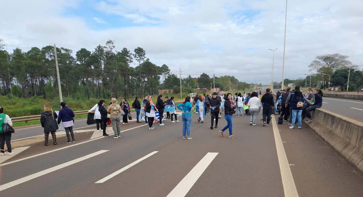 Argentina tem protestos nas estradas de acesso à fronteira