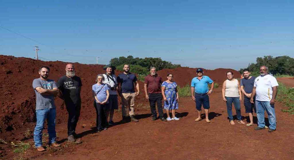 Protesto nas obras da perimetral 