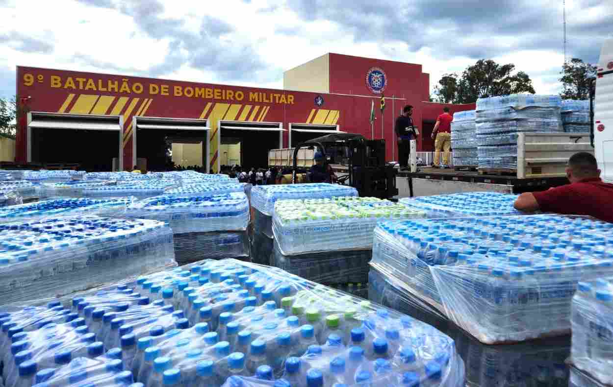 Foz do Iguaçu já destinou 600 toneladas de donativos ao Rio Grande do Sul