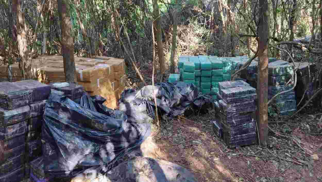 Federal encontra ‘mocó’ com 5,5 toneladas de droga na fronteira