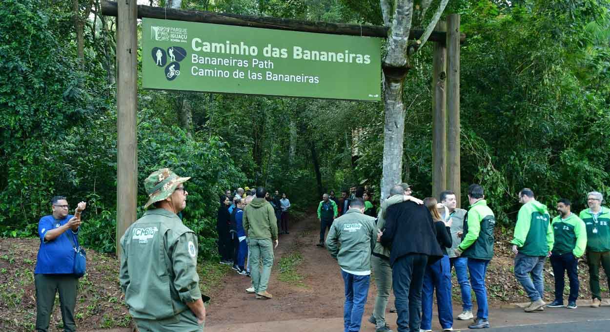 Caminho das Bananeiras tem 1,3 quilômetro de extensão. Foto: Edison Emerson/Urbia Cataratas