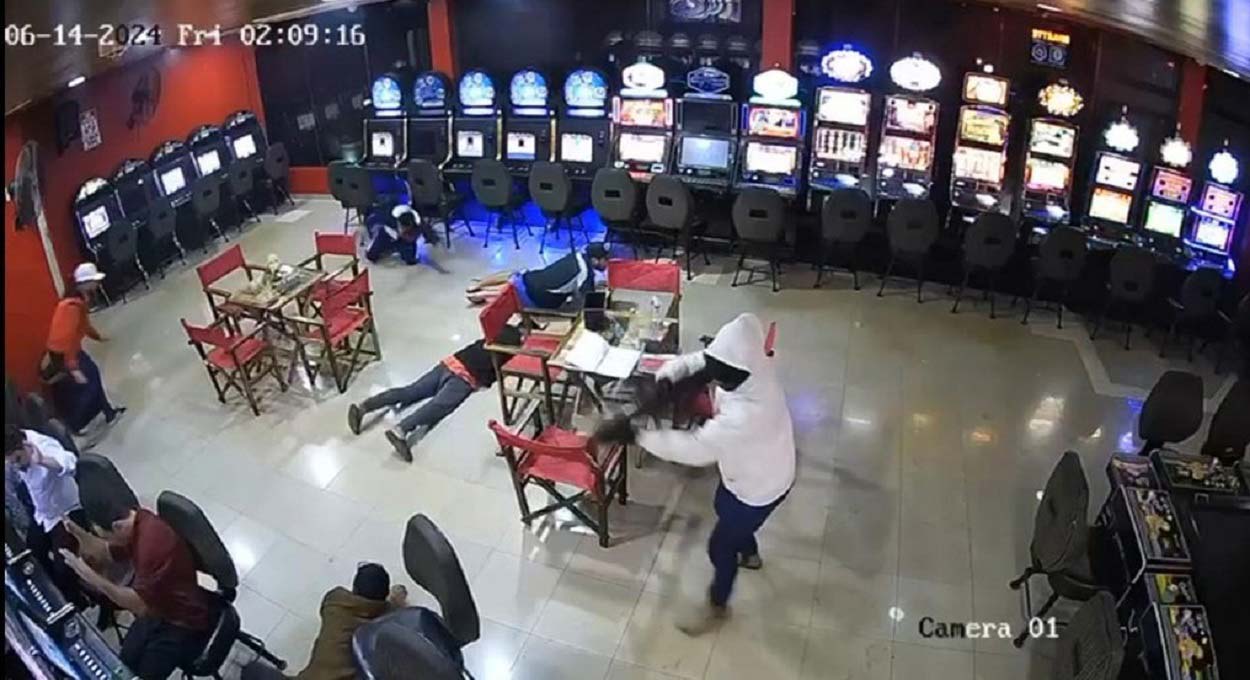 Homens armados assaltam cassino no lado paraguaio da fronteira