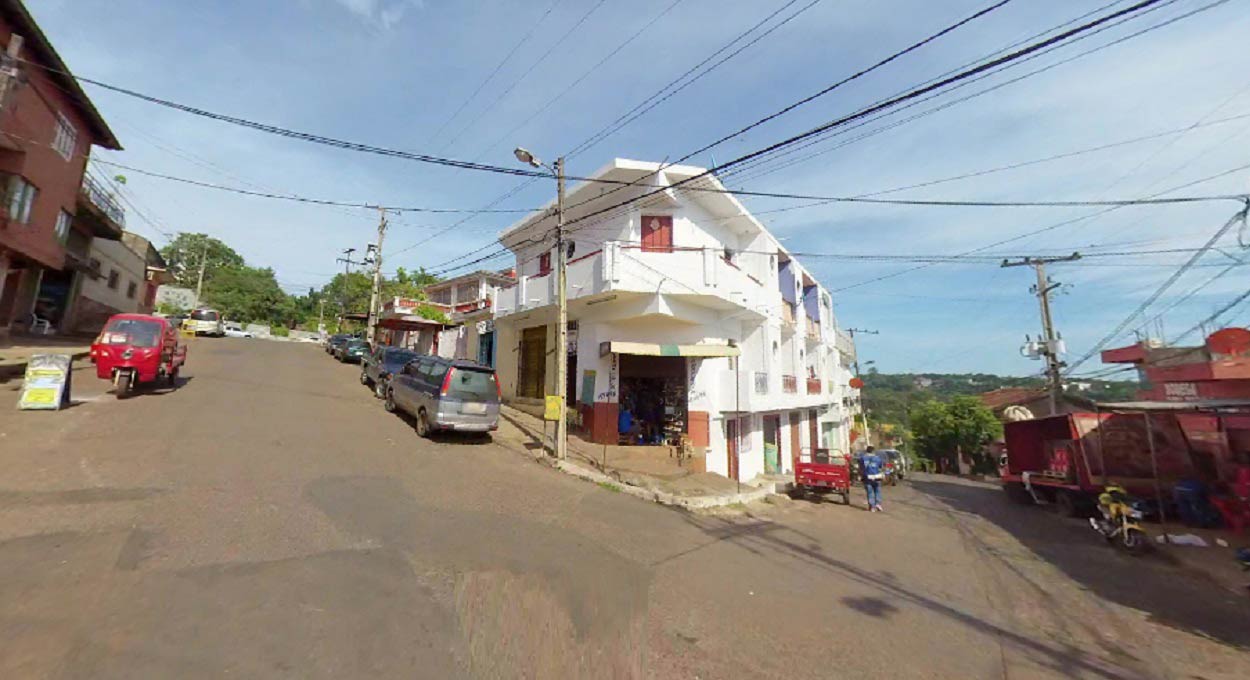 Via de acesso ao bairro San Rafael, em imagem disponível no serviço Google Street View.