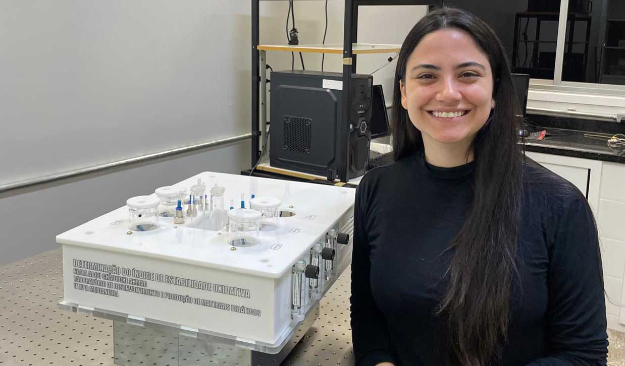 Estudante da UTFPR revoluciona análise de estabilidade oxidativa