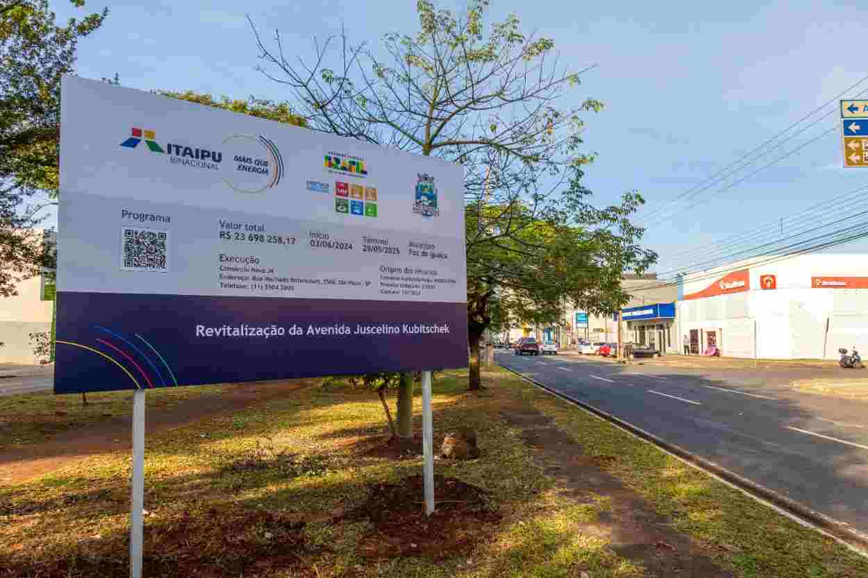 Avenida JK tem trânsito alterado para início das obras de revitalização