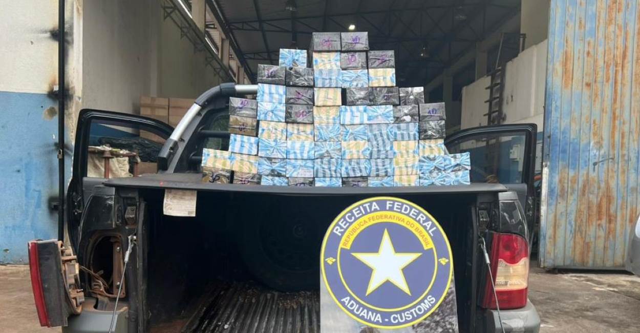 Receita Federal confisca carga de celulares em carro na BR-277